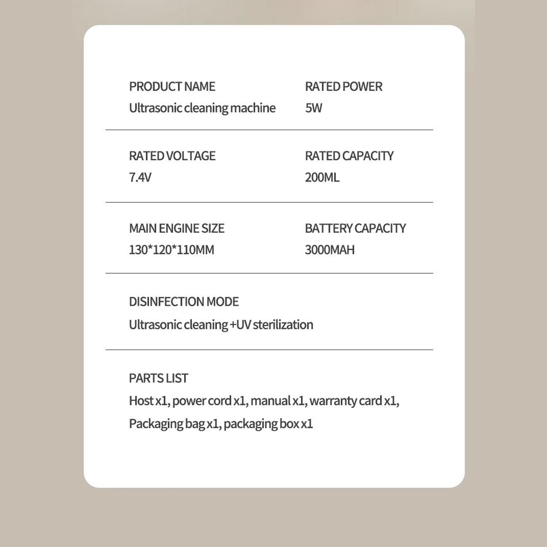 Denturexi Ultrasonic Denture Cleaner