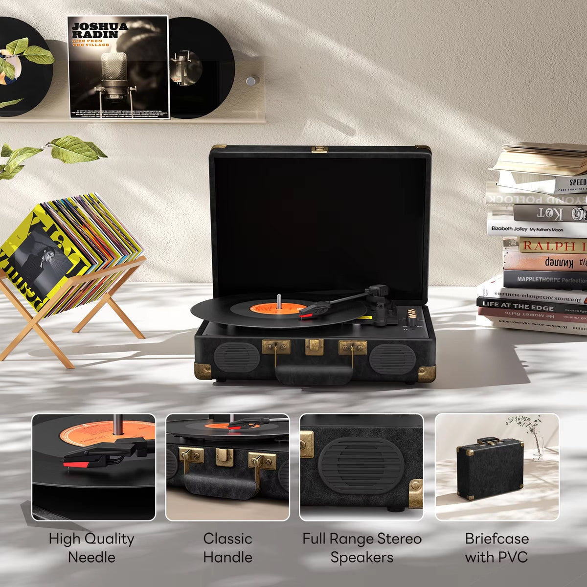 RetroNoxt Vinyl Record Player
