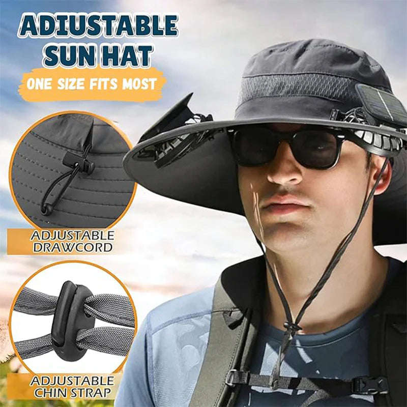 SolaFleky Solar Fan Hat