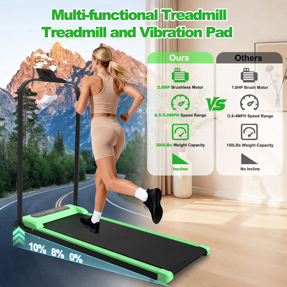 FitFolda Walking Pad Treadmill