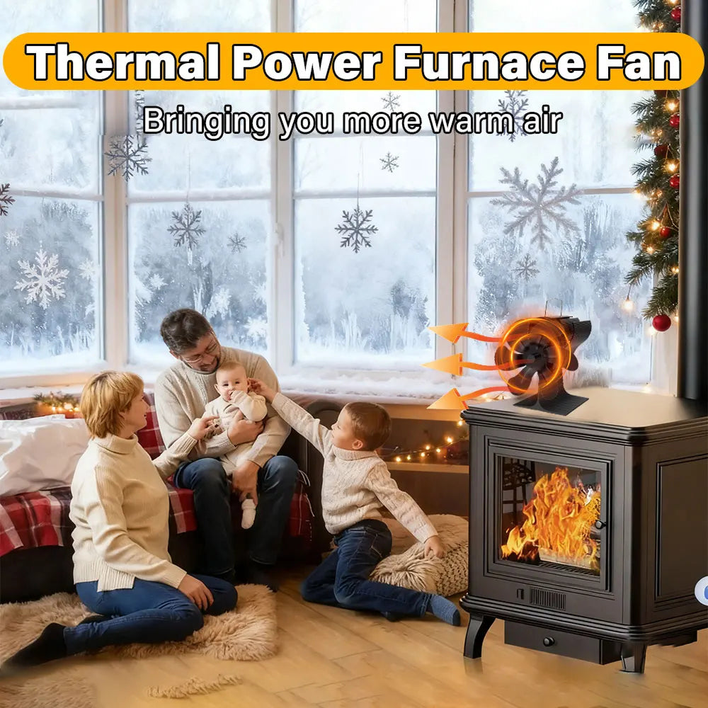 HeatBreeza Wood Stove Fan