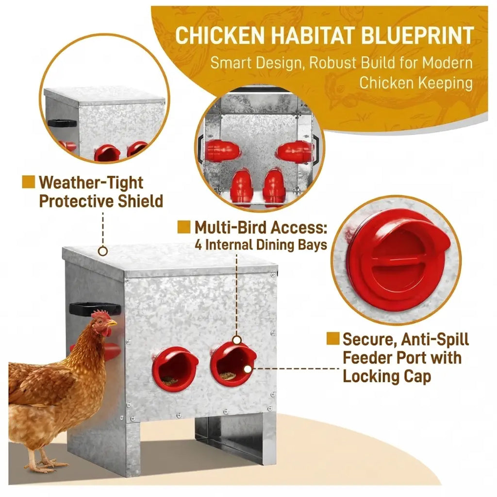 Feedorau Automatic Chicken Feeder