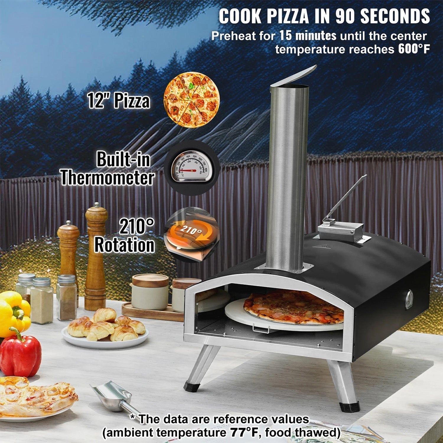 Ovenoraw Outdoor Pizza Oven