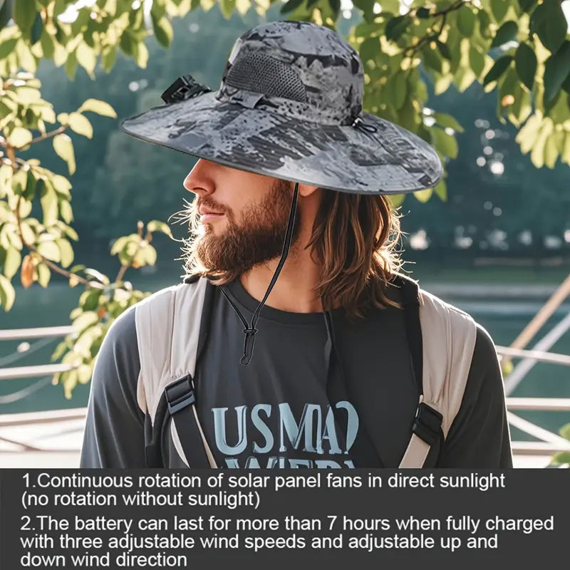 SolaFleky Solar Fan Hat