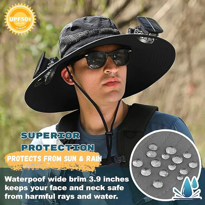 SolaFleky Solar Fan Hat
