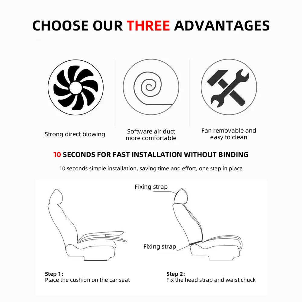 FrosiSeat Cooling Car Seat Covers