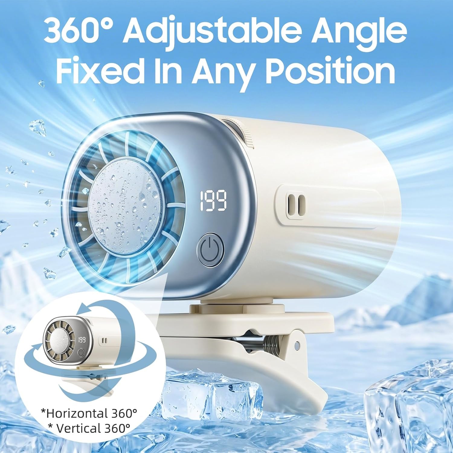 RidexFan Fan For Car Without AC