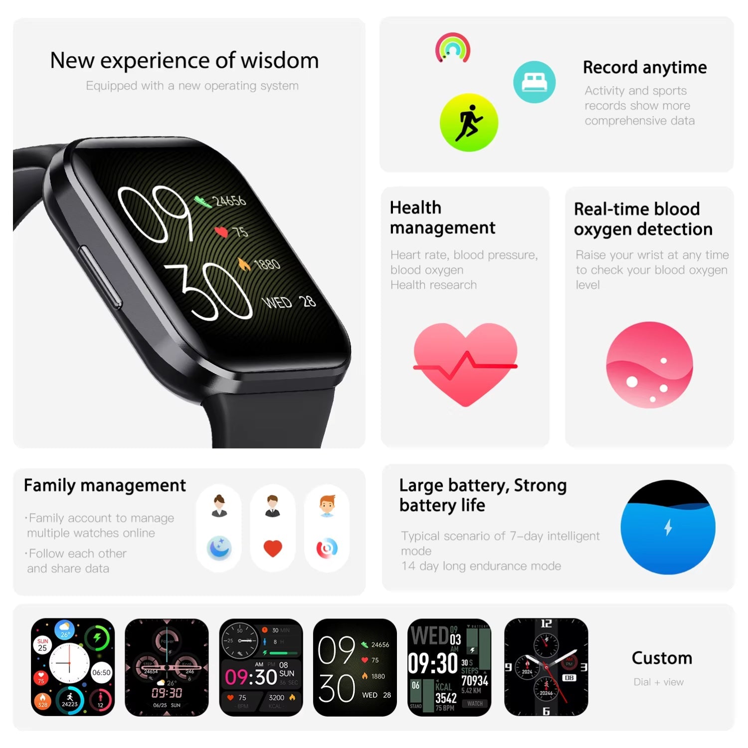 ActTreck Health Tracker Watch