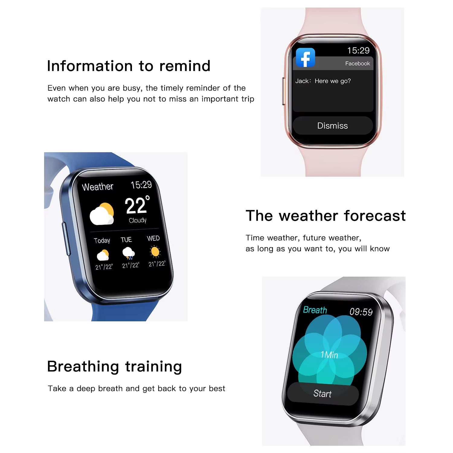 ActTreck Health Tracker Watch