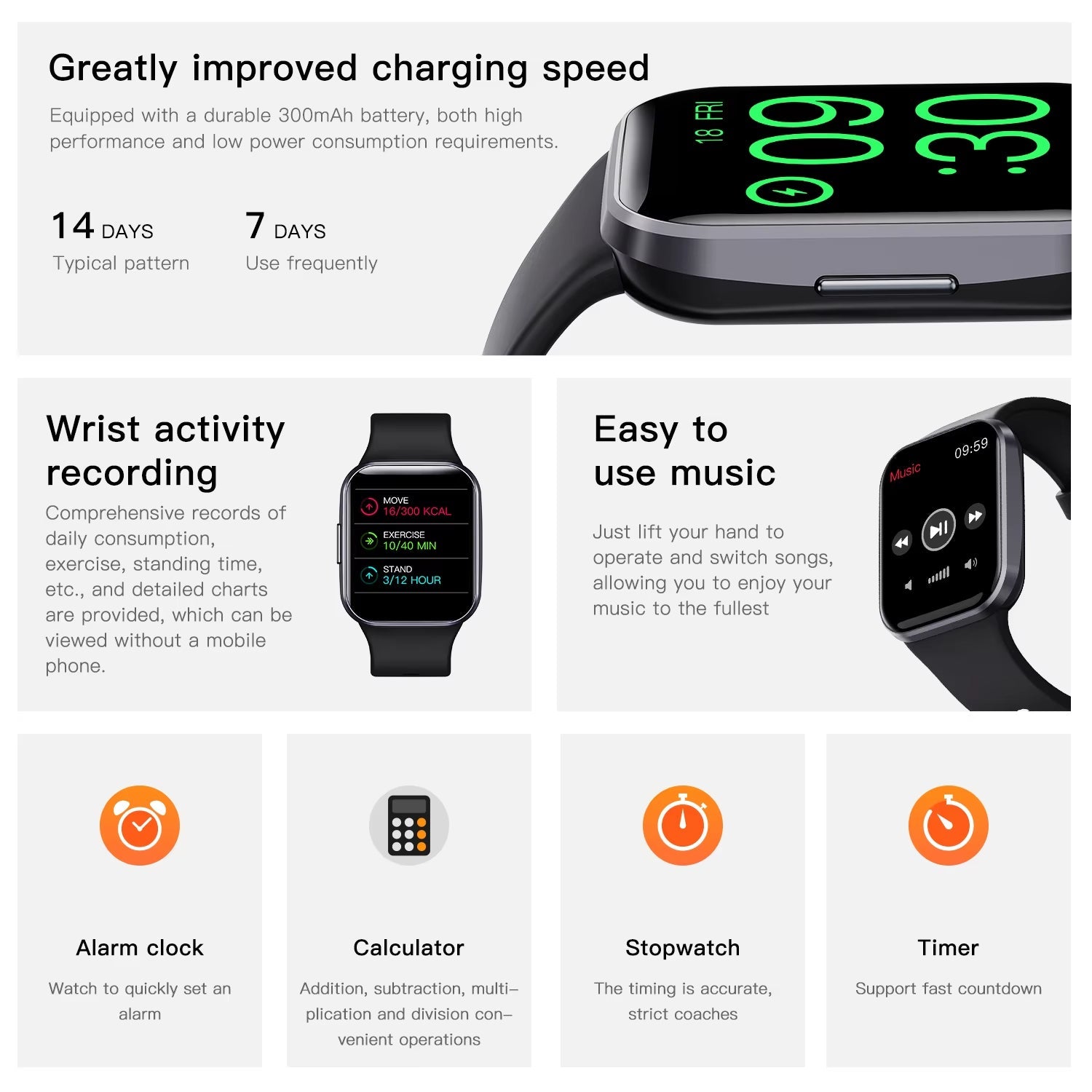 ActTreck Health Tracker Watch
