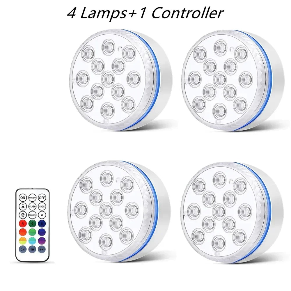 [BUY 3 GET 1 FREE] AquaLoxt Submersible Pool Light