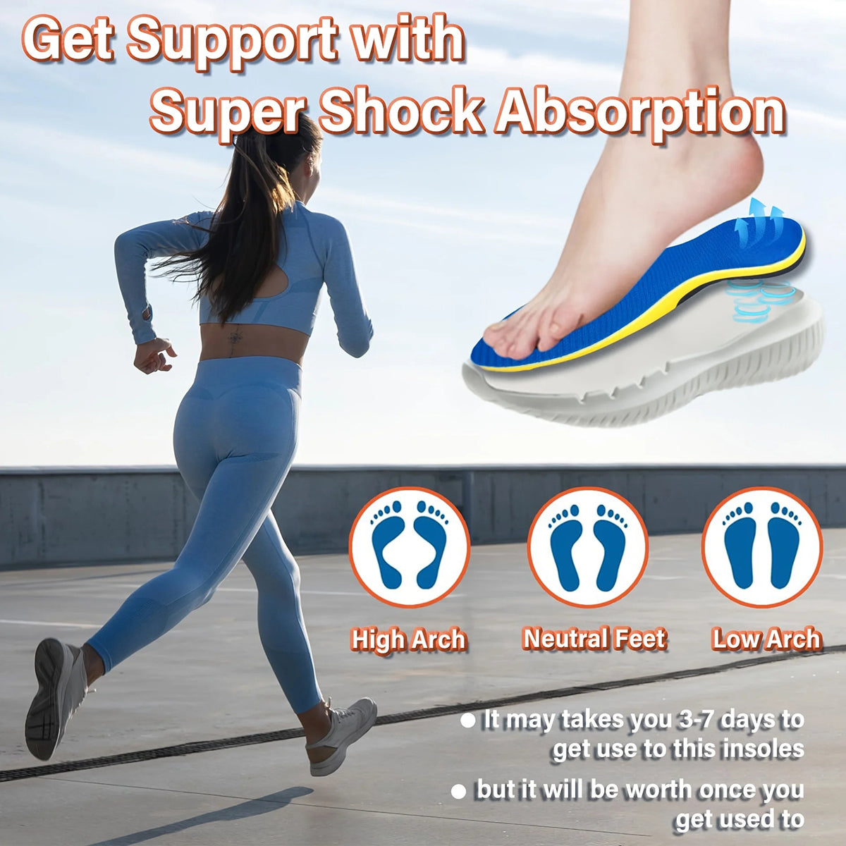 Archixfy Arch Support Insoles