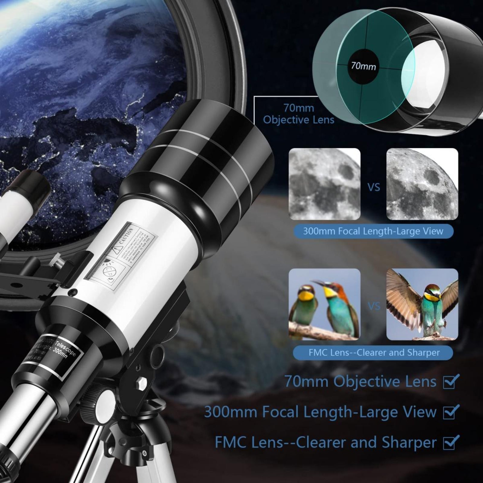 Astrobupy Telescope For Kids
