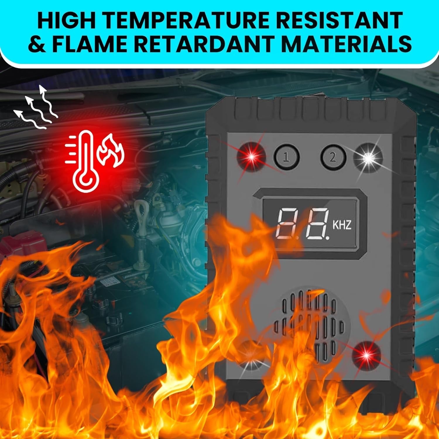 AutexRat Ultrasonic Rodent Repeller For Cars