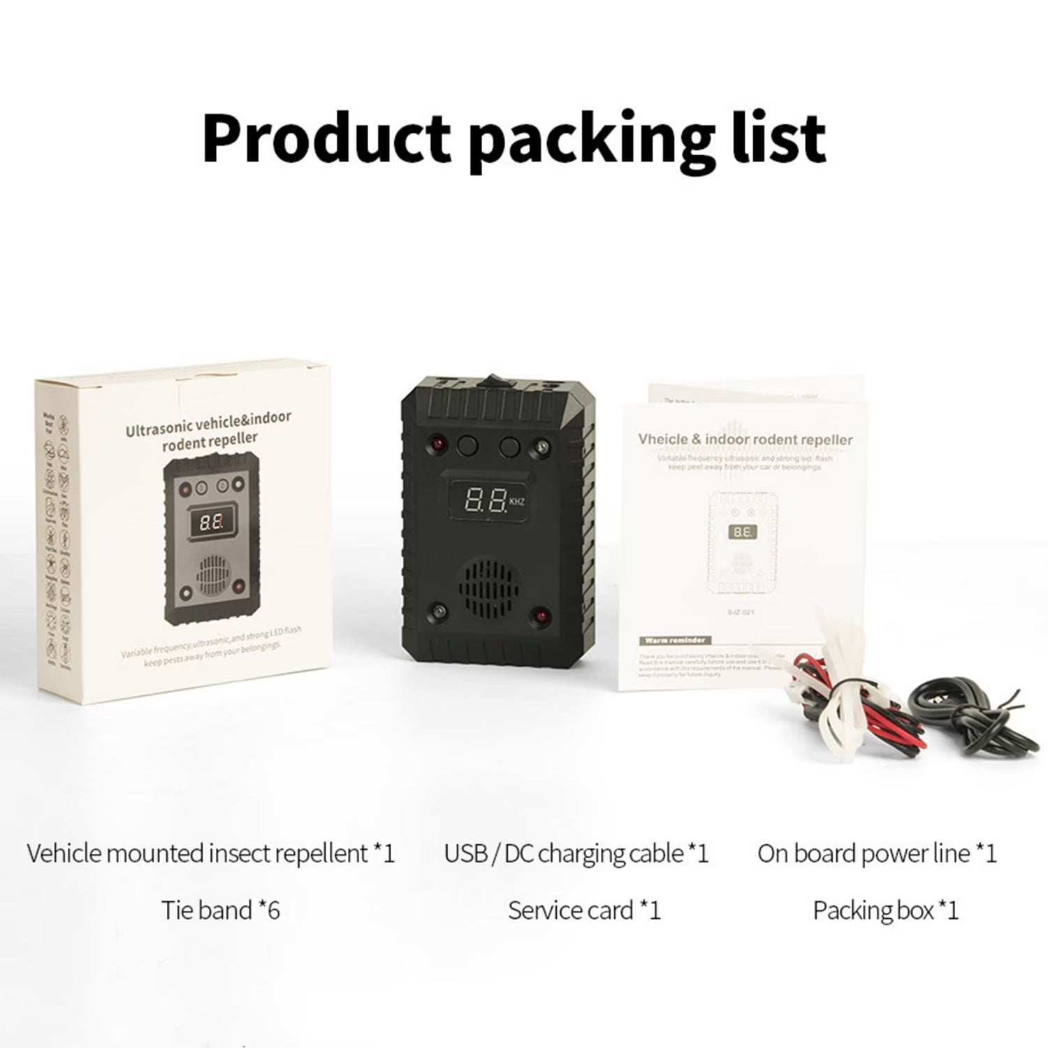 AutexRat Ultrasonic Rodent Repeller For Cars