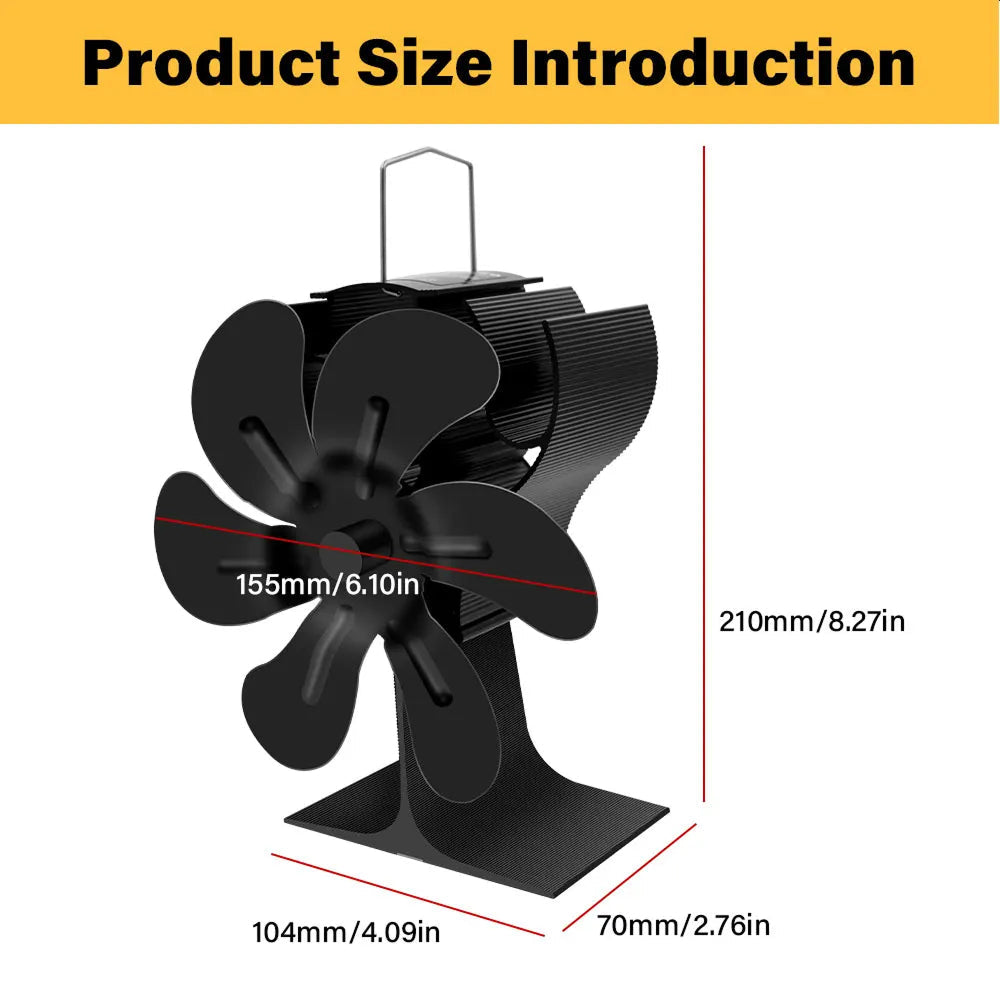 HeatBreeza Wood Stove Fan