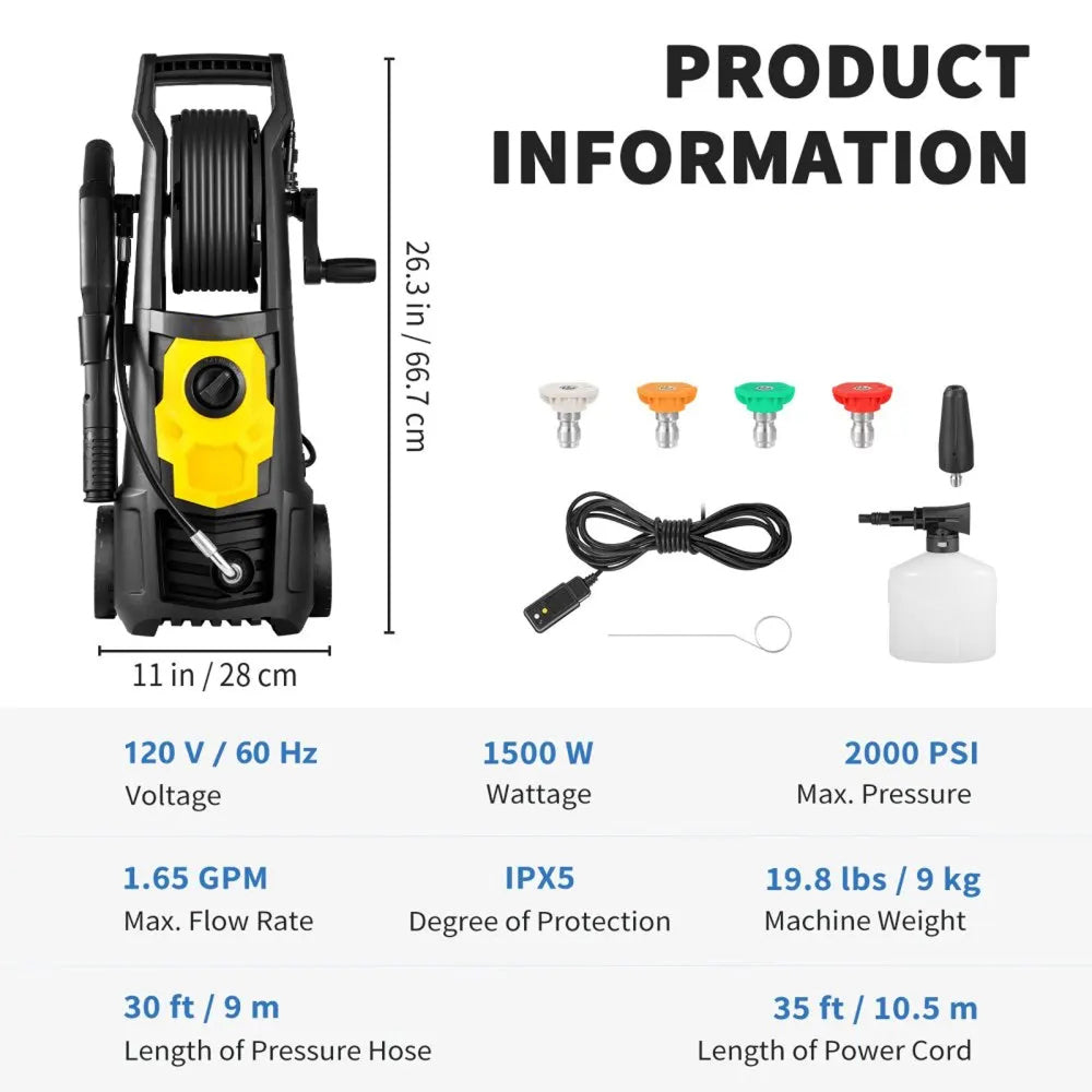 WashyVolt Electric Pressure Washer