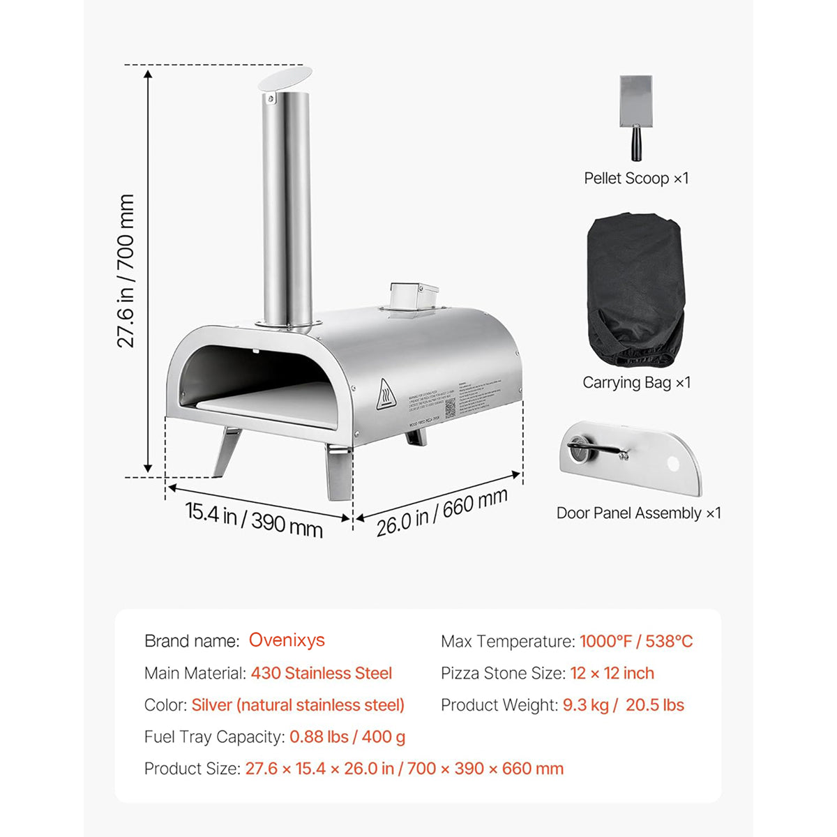 Ovenixys Outdoor Pizza Oven