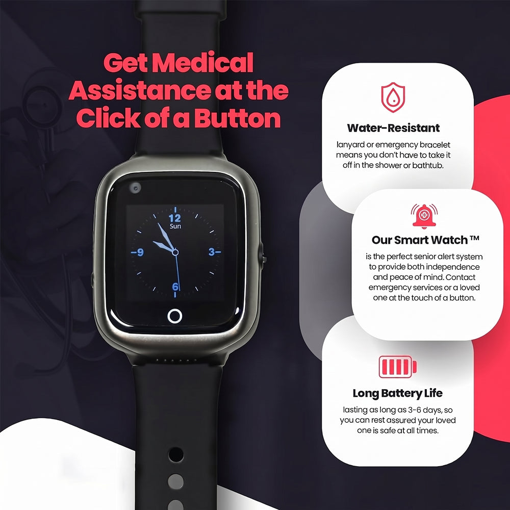 Watliqox V3 Smartwatch with Fall Detection