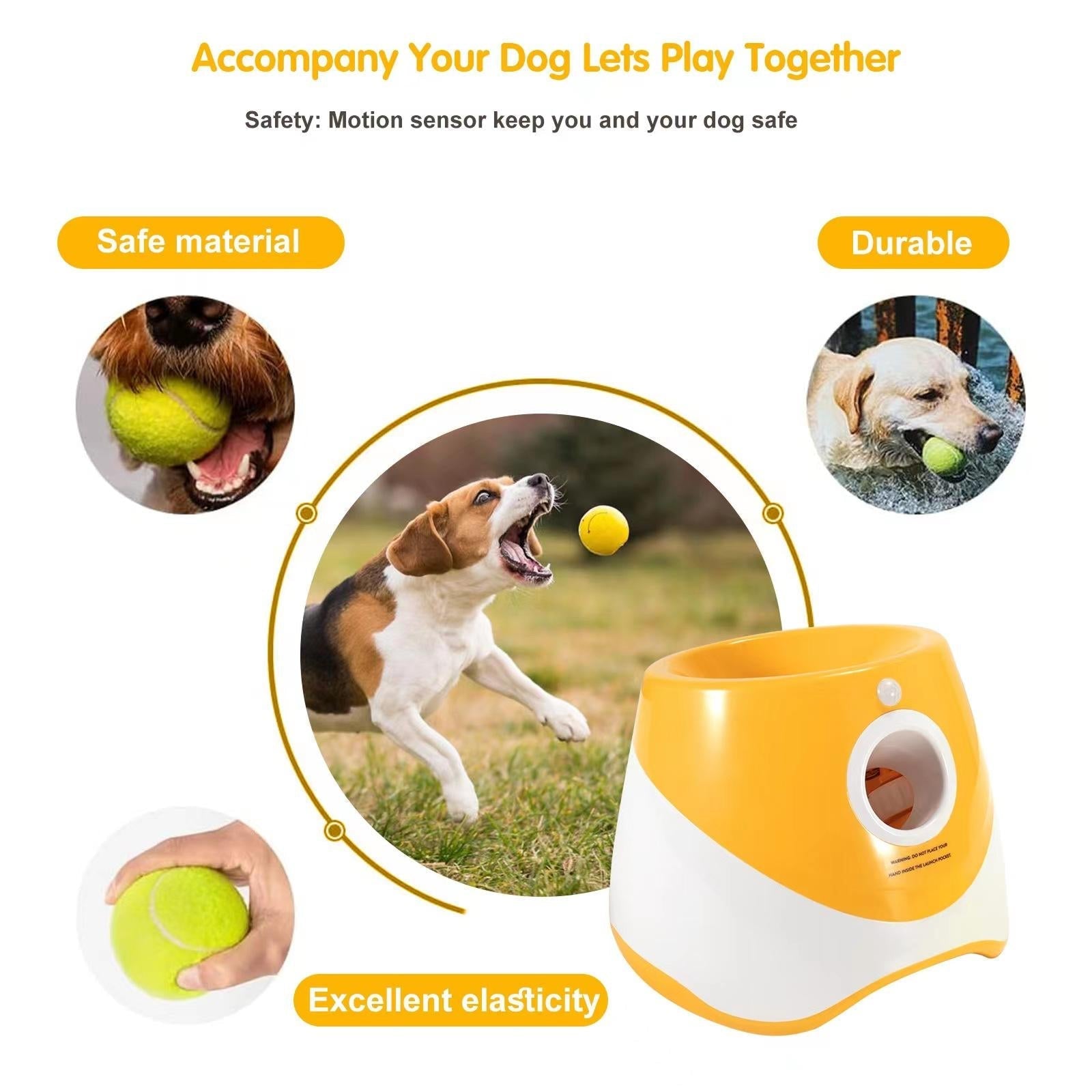 BalopRush Automatic Dog Ball Launcher
