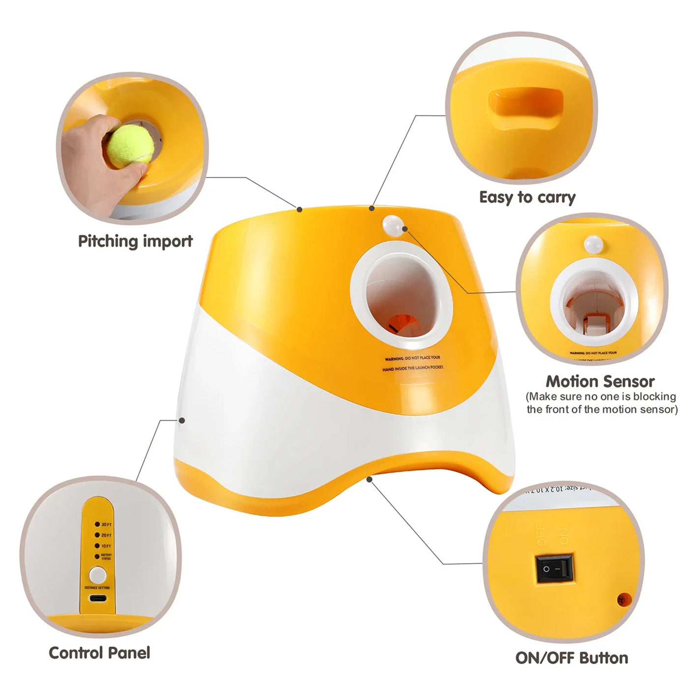 BalopRush Automatic Dog Ball Launcher