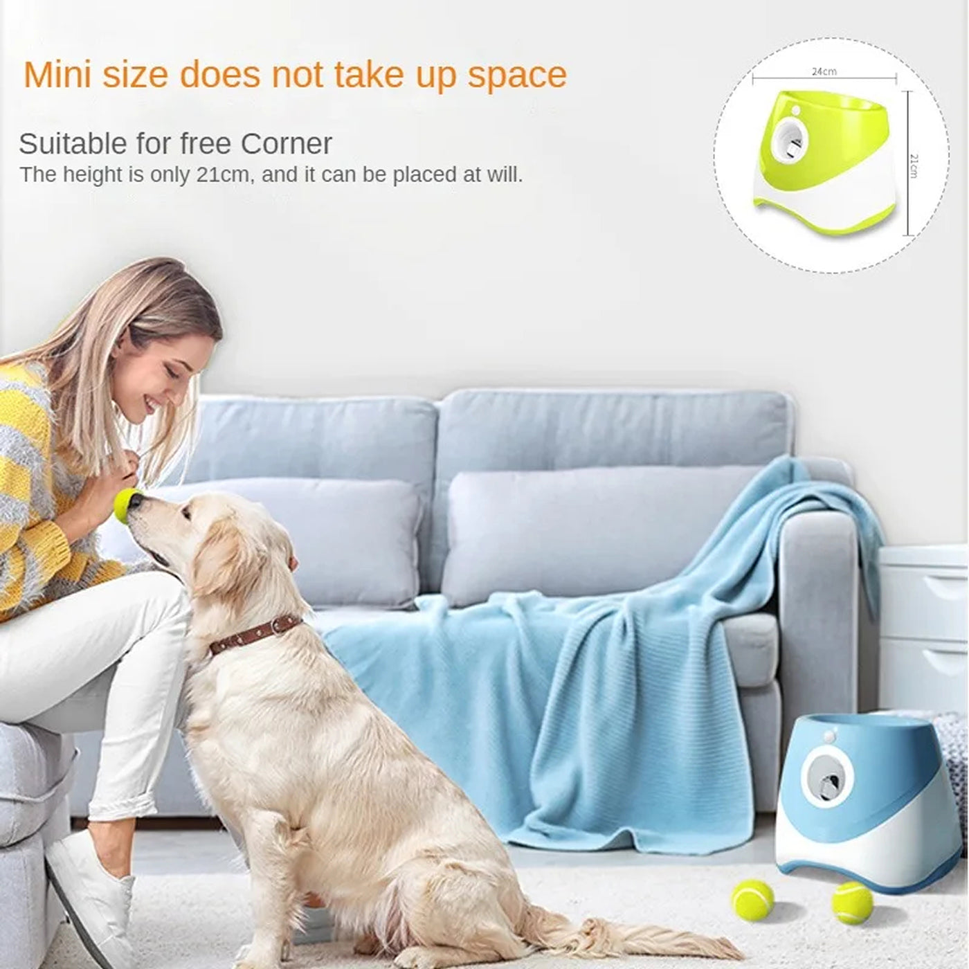 BalopRush Automatic Dog Ball Launcher
