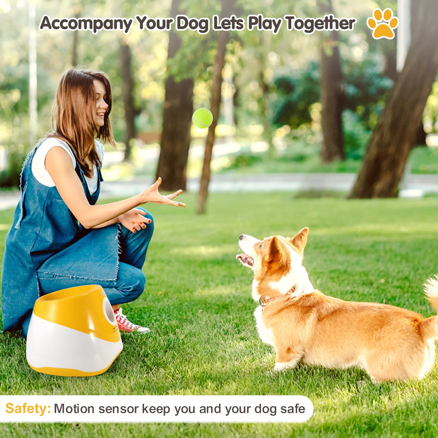BalopRush Automatic Dog Ball Launcher