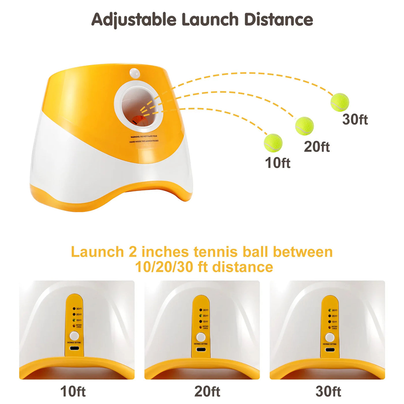 BalopRush Automatic Dog Ball Launcher