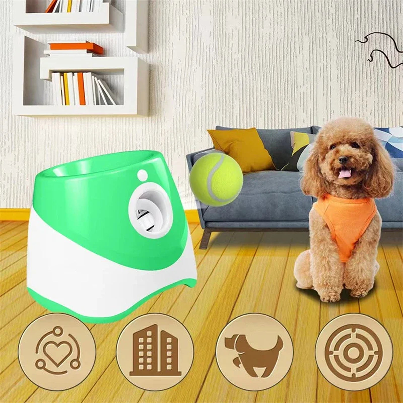 BalopRush Automatic Dog Ball Launcher