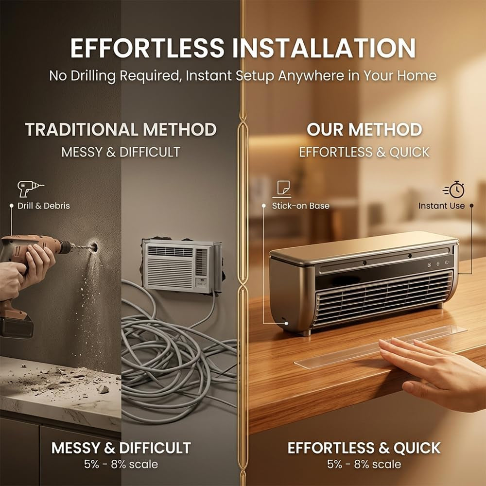 Breezixu Wall Mounted Air Conditioner Without Outdoor Unit
