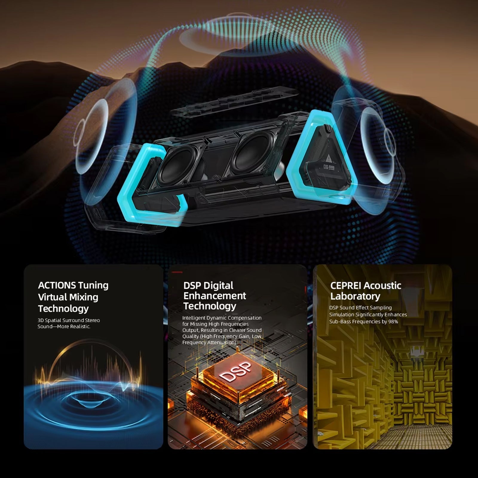 BoiyBeatz Portable Bluetooth Speaker