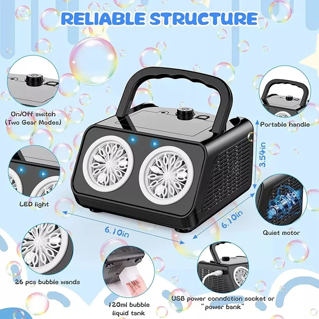 BubMatex Automatic Bubble Machine