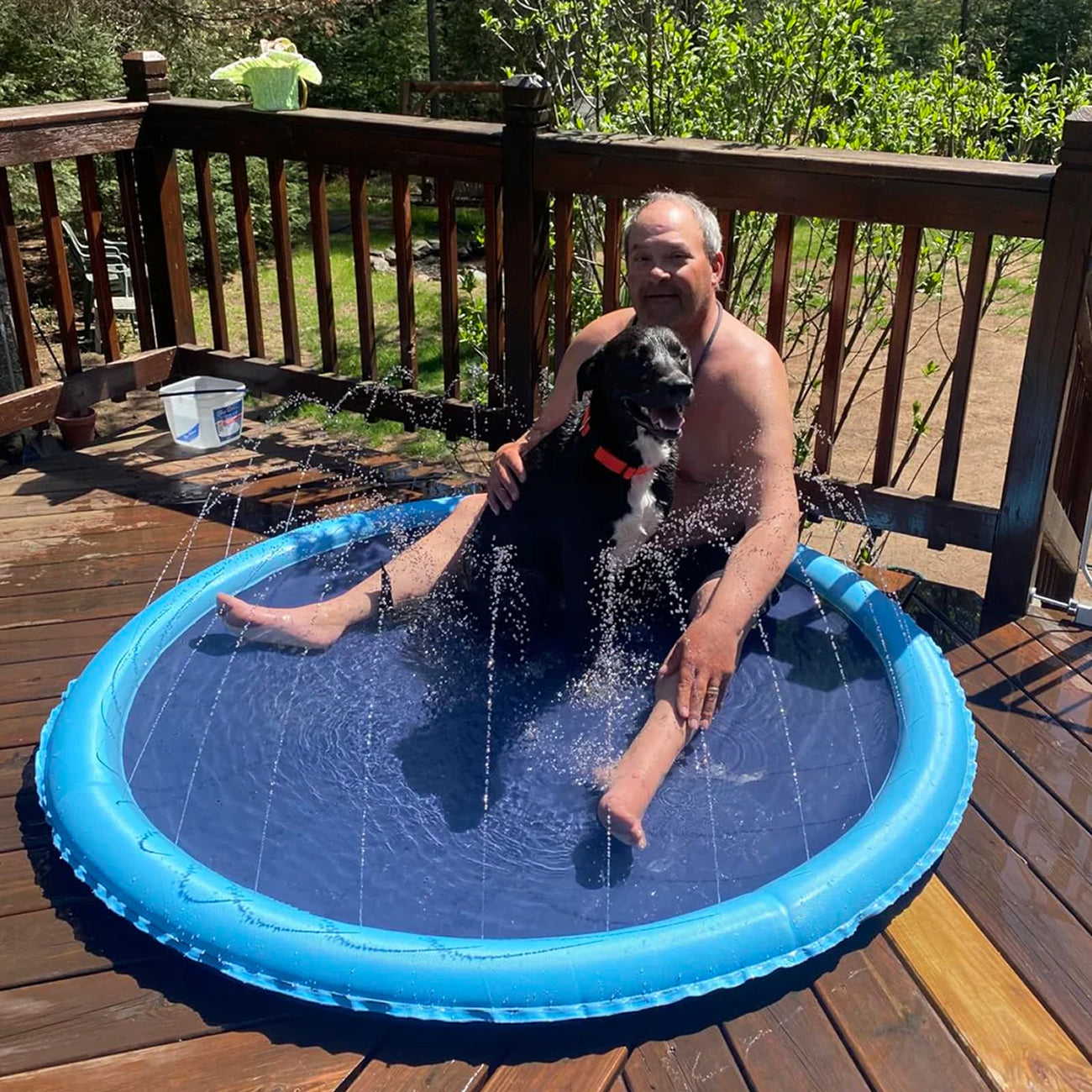 PawWavey Dog Splash Pad