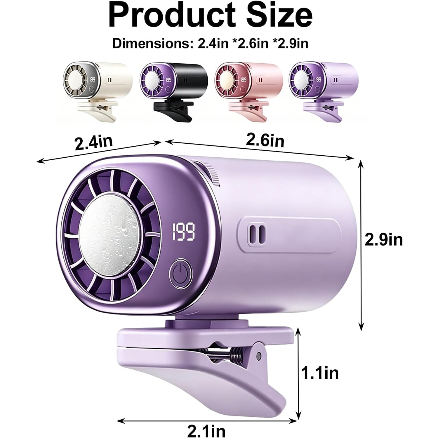 RidexFan Fan For Car Without AC