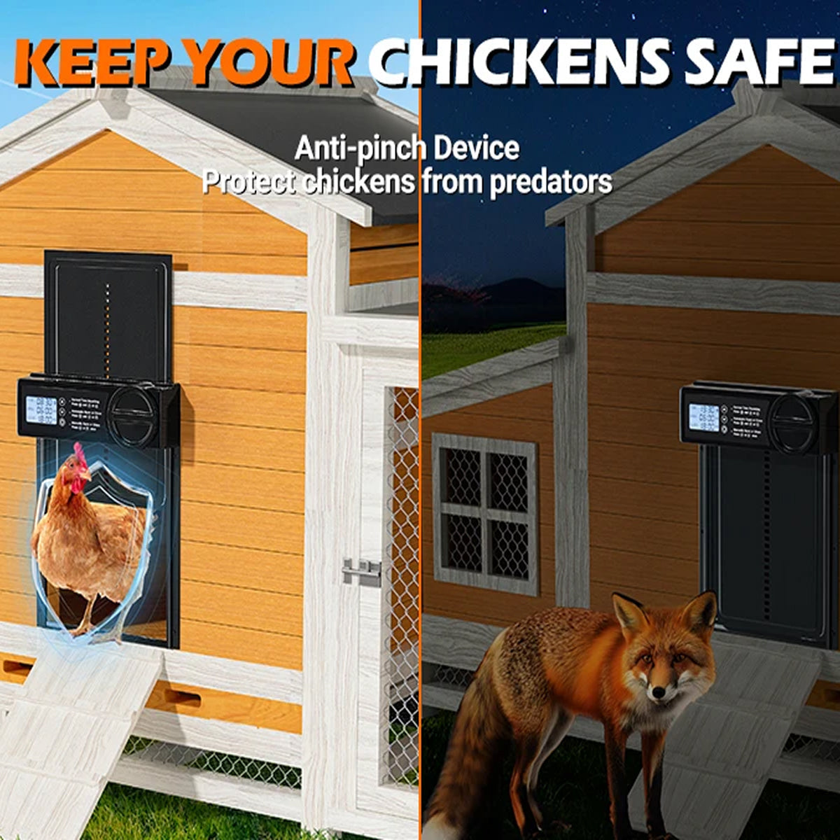 ChicxGate Automatic Chicken Coop Door