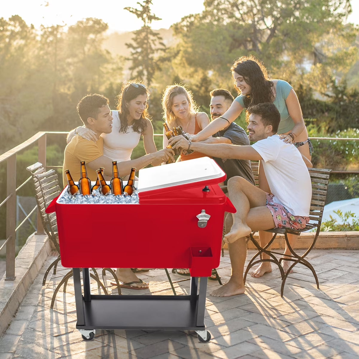 Chyliomex Rolling Patio Cooler