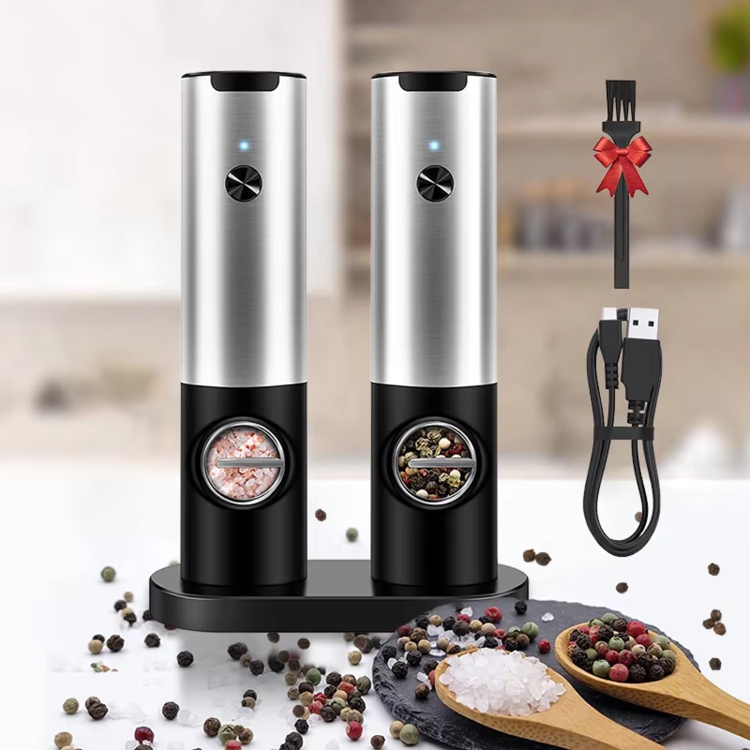 CoFlavet Electric Salt And Pepper Grinder