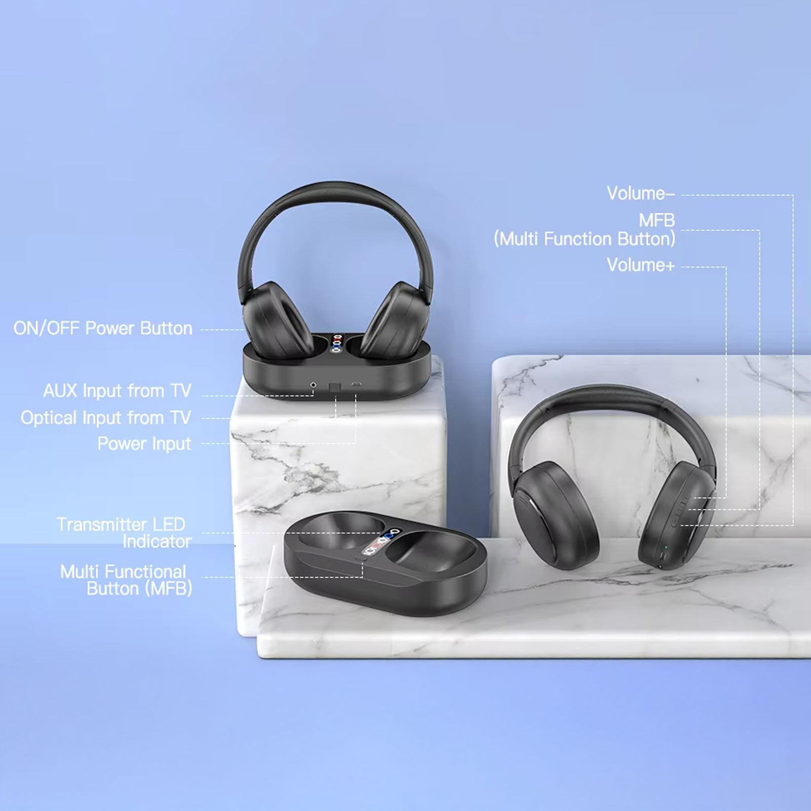 CozeTone TV Headphones For Seniors