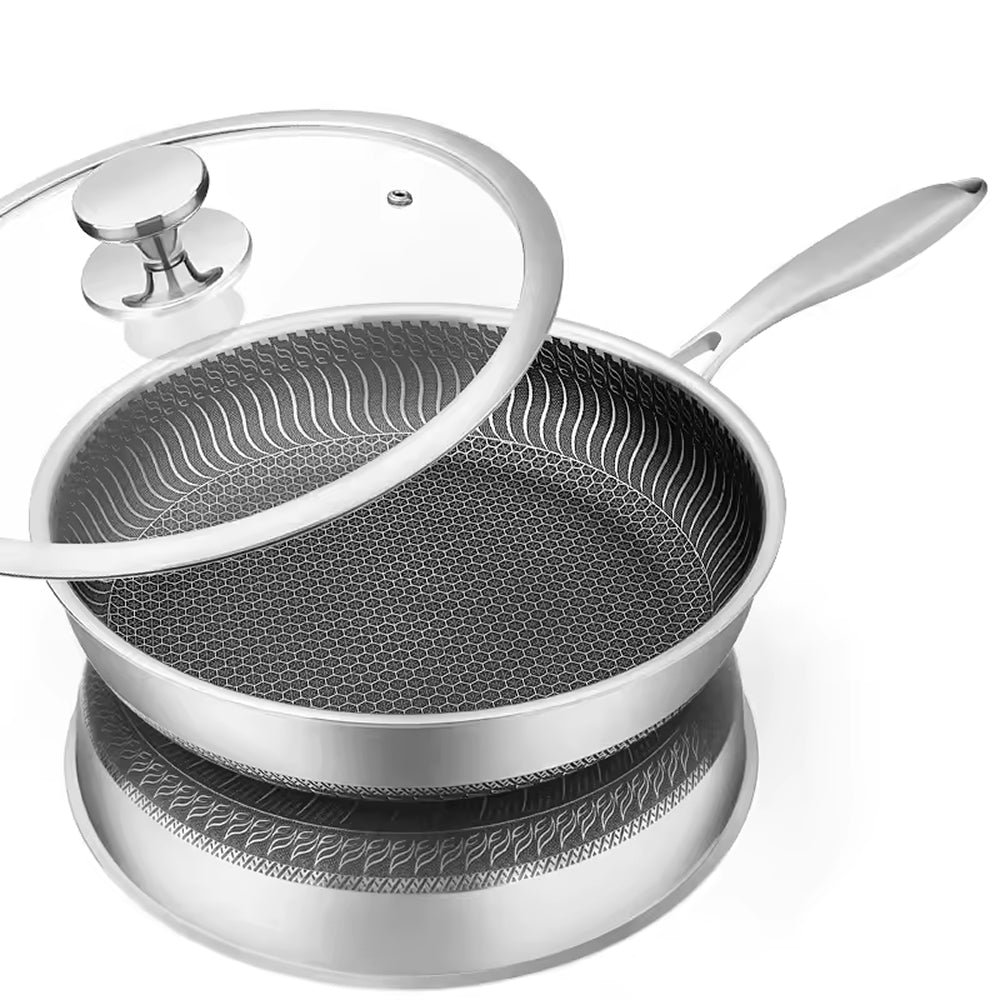 CrisFryna Stainless Steel Pan