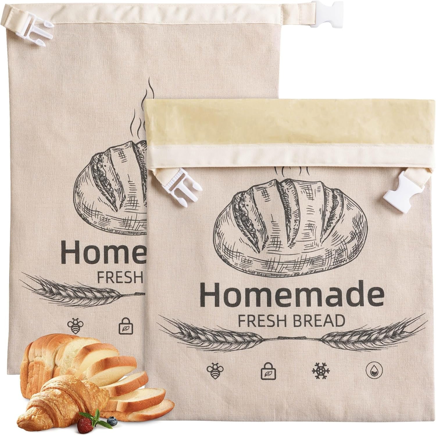 BeeLoafa Beeswax Bread Bag