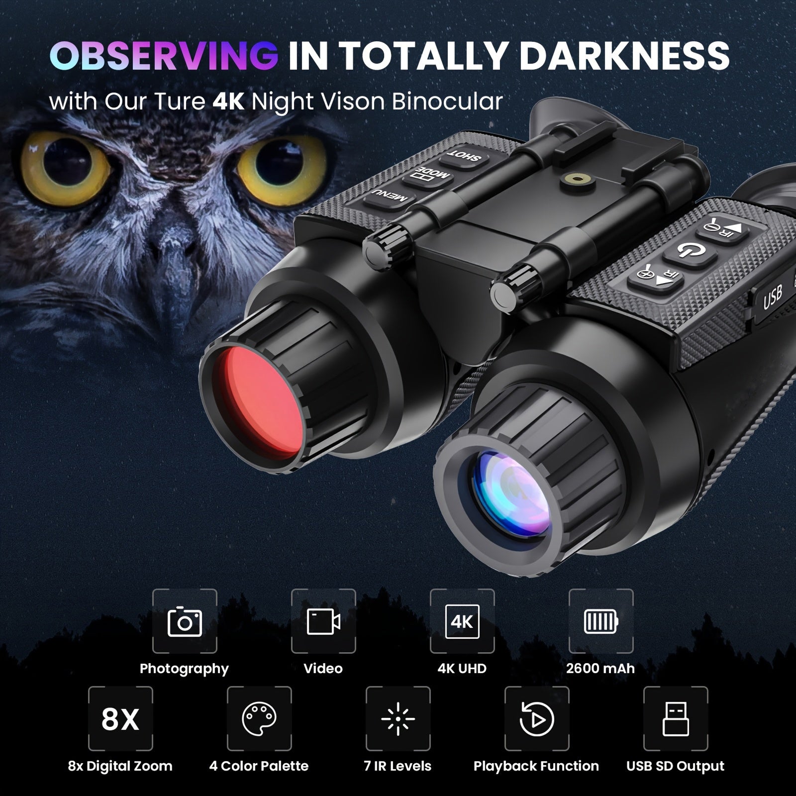 DarpoEyes Infrared Night Vision Binocular
