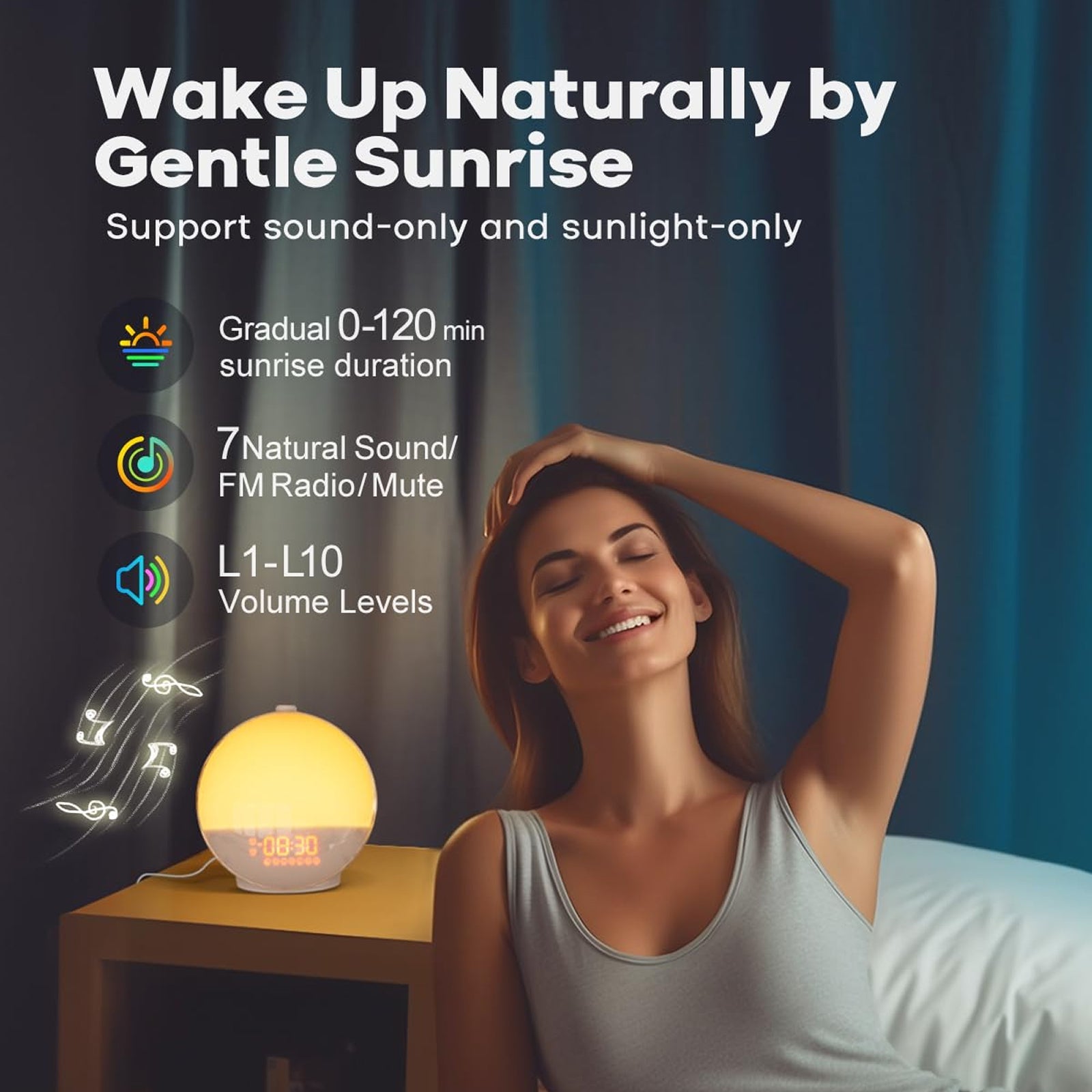 Dawnizyo Sunrise Alarm Clock