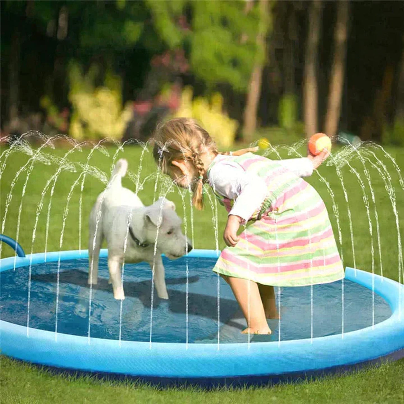 PawWavey Dog Splash Pad