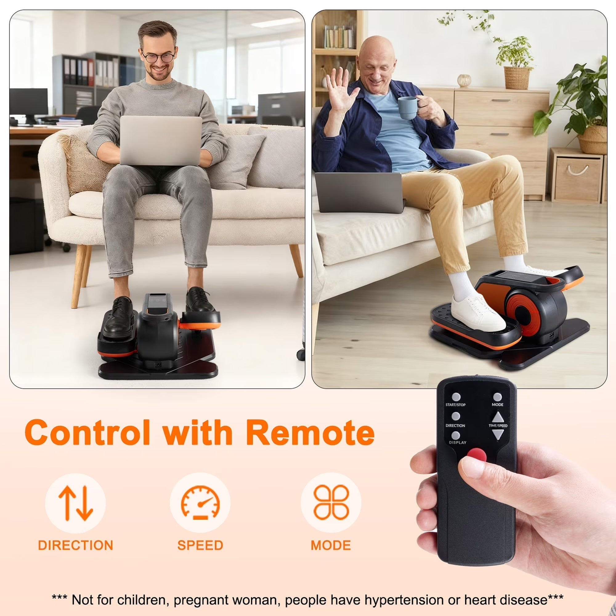 Deskonax Ellipse Leg Exerciser for Seniors