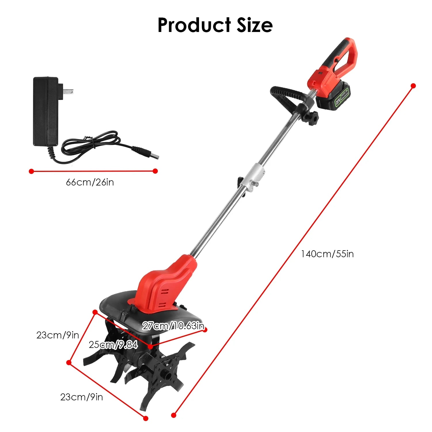 Digrootix Cordless Tiller Cultivator