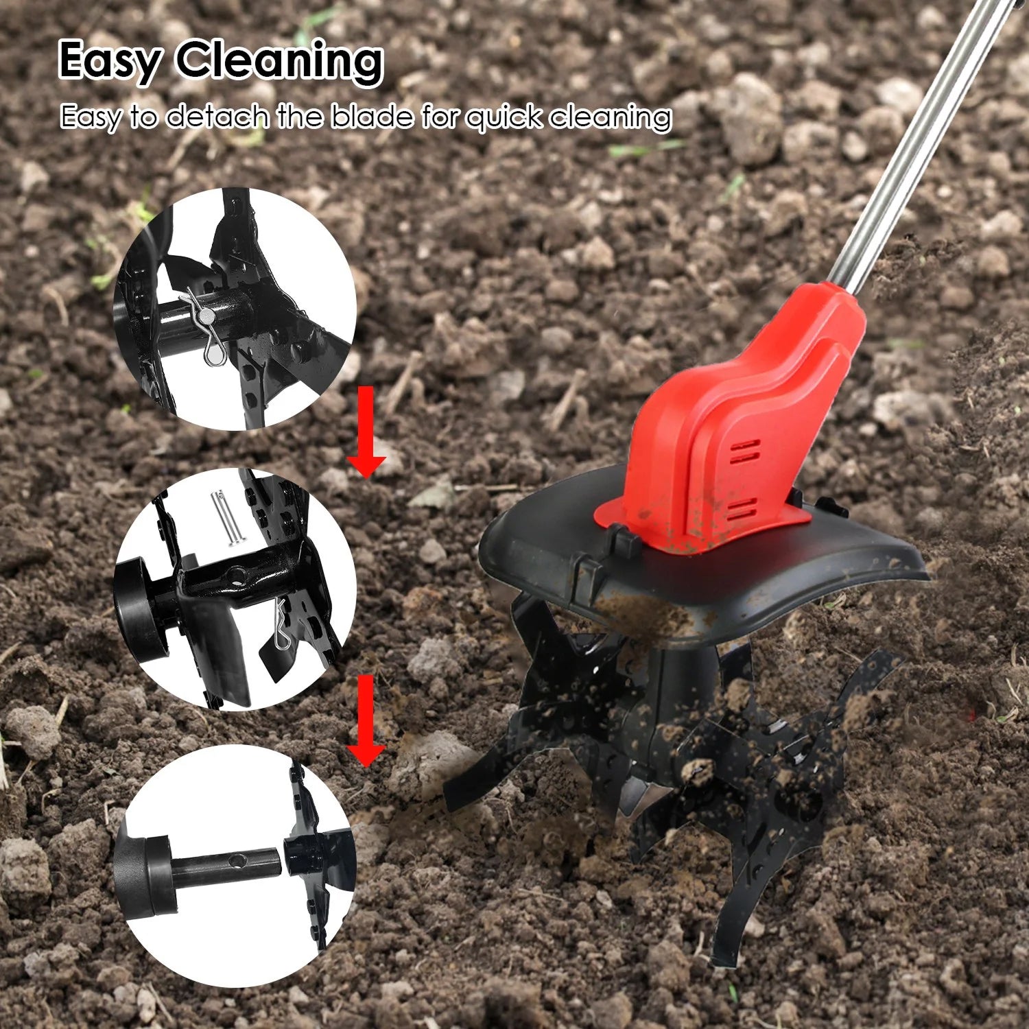 Digrootix Battery Powered Tiller