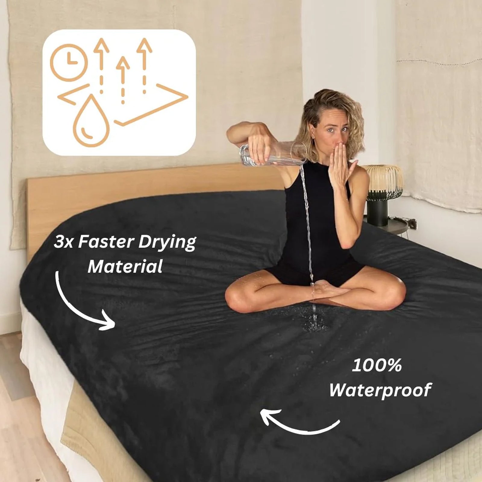 DryNestur Waterproof Blanket For Couples