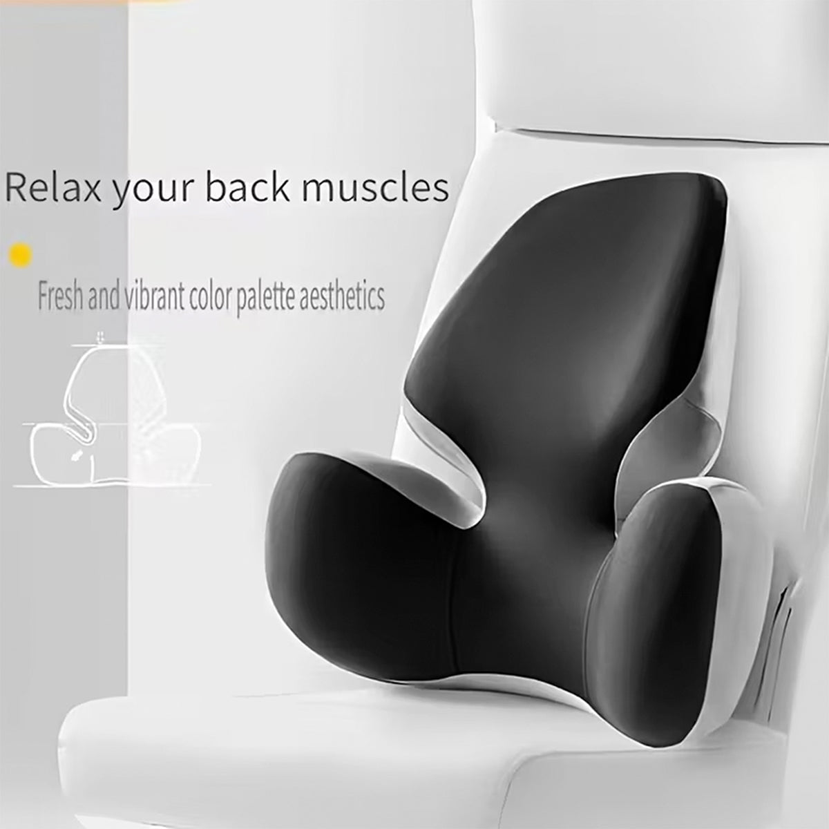 ErgoPadix Ergonomic Seat Cushion