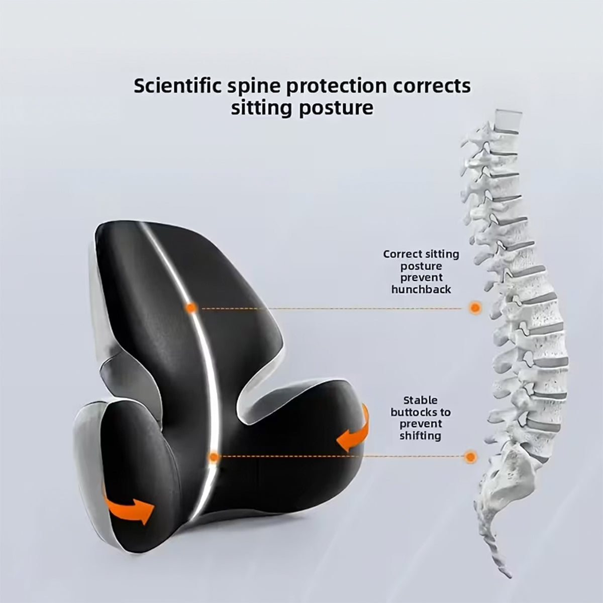 ErgoPadix Ergonomic Seat Cushion