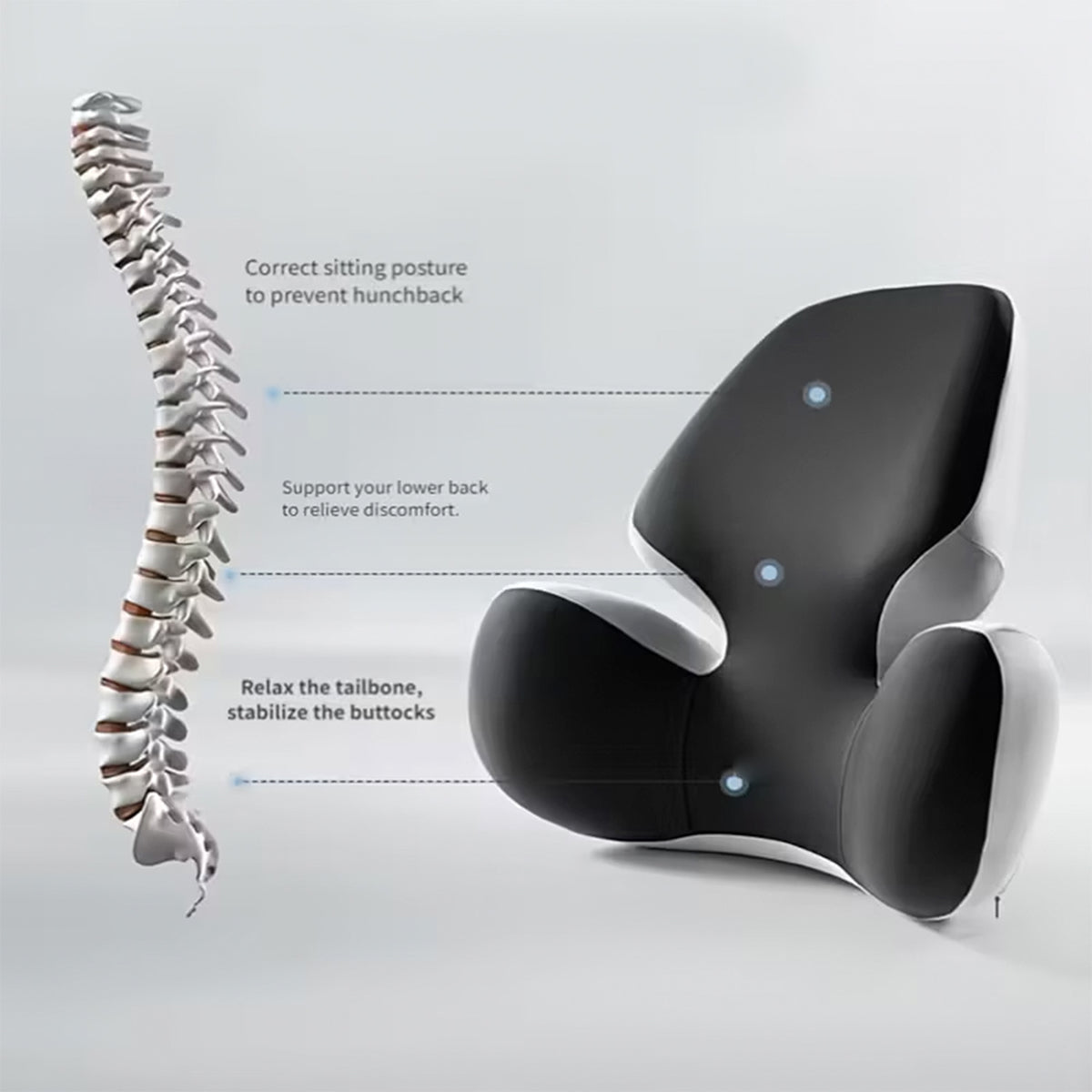 ErgoPadix Ergonomic Seat Cushion